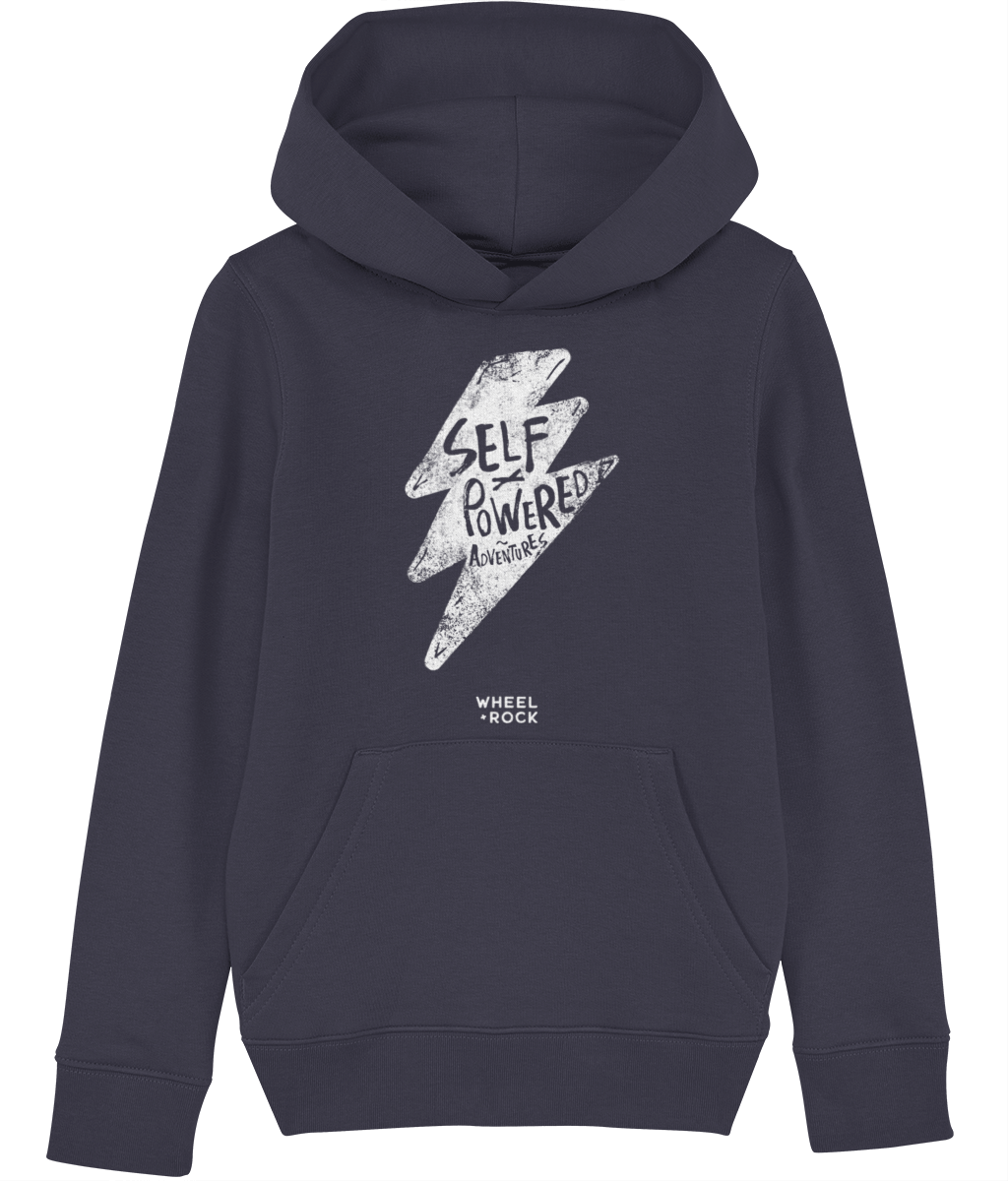 Self Powered Adventure - Kids Hoodie - BLUES