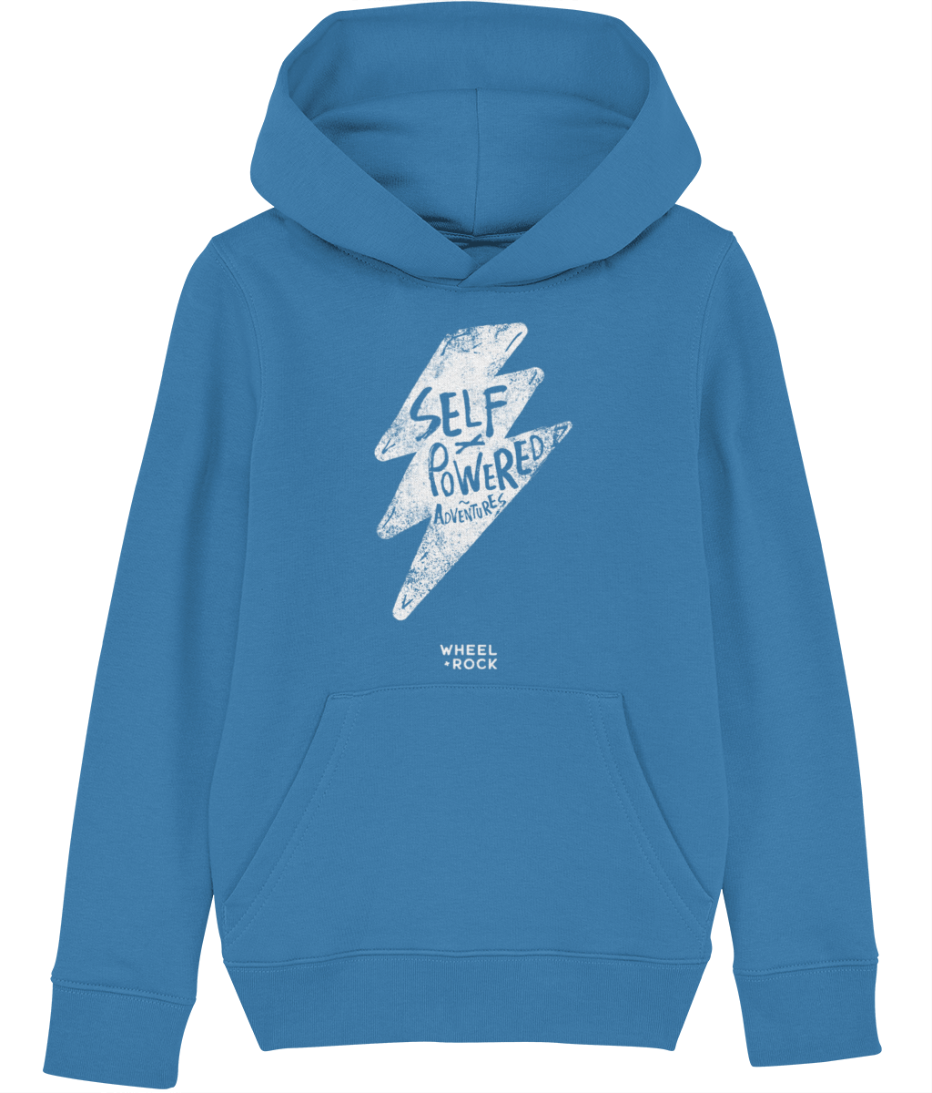 Self Powered Adventure - Kids Hoodie - BLUES
