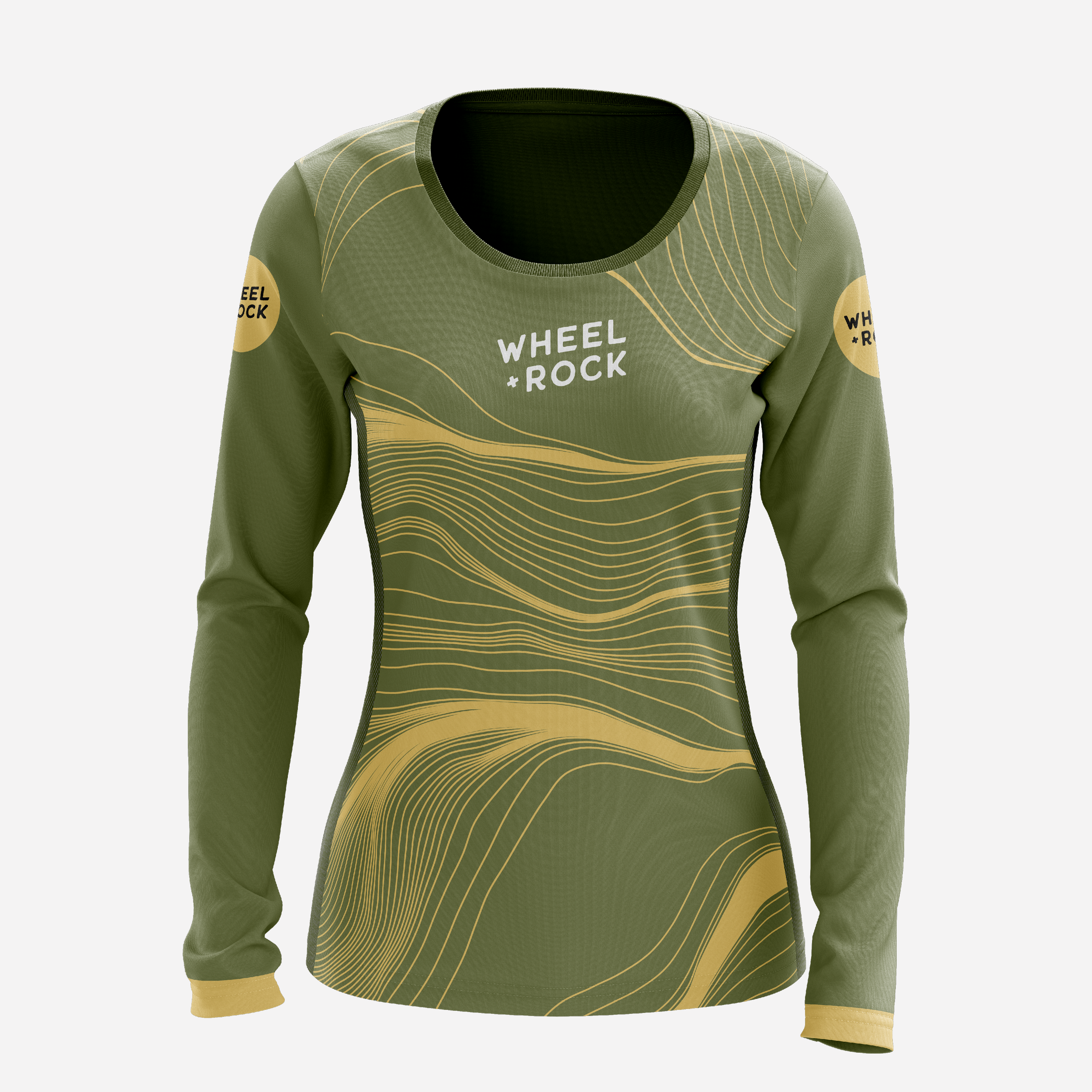 WOMENS Contour MTB Jersey - OLIVE