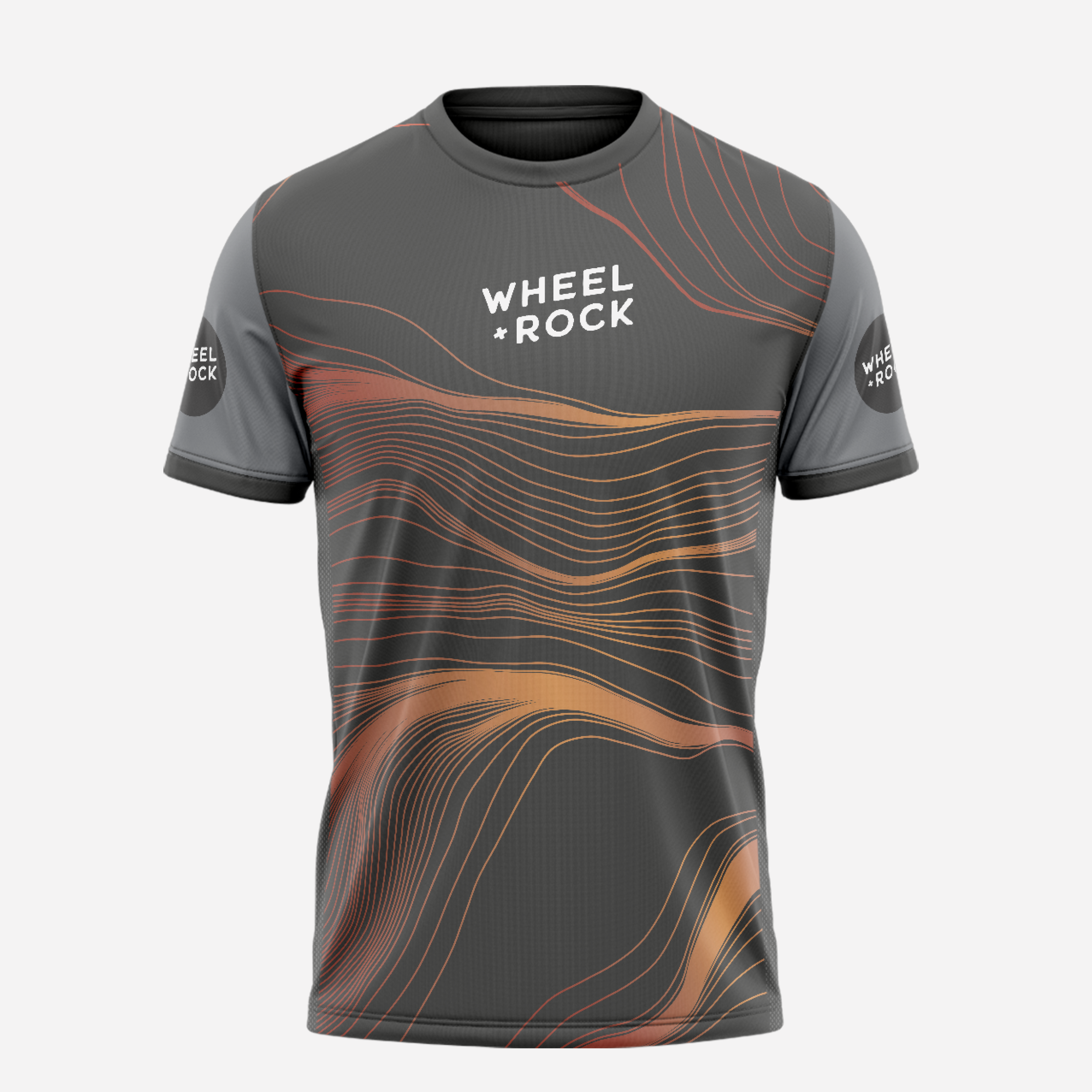 KIDS Contour MTB Jersey - RUST