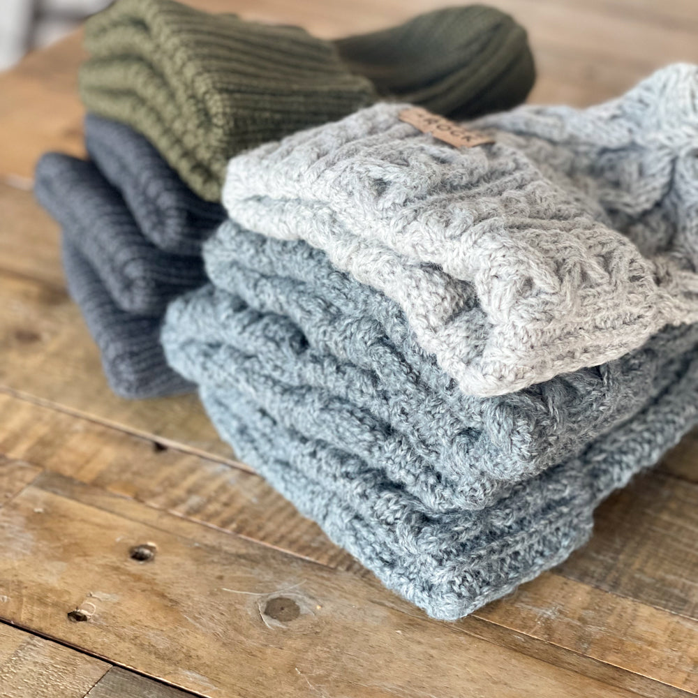 Merino Descend Beanie - Slate