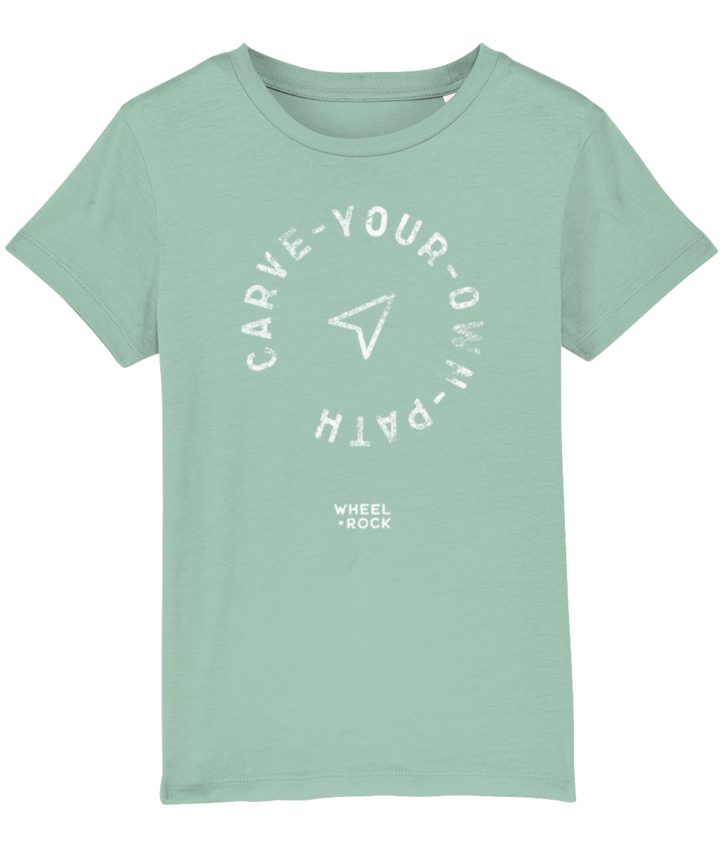 Carve Your Own Path - Kids Tee - GREENS