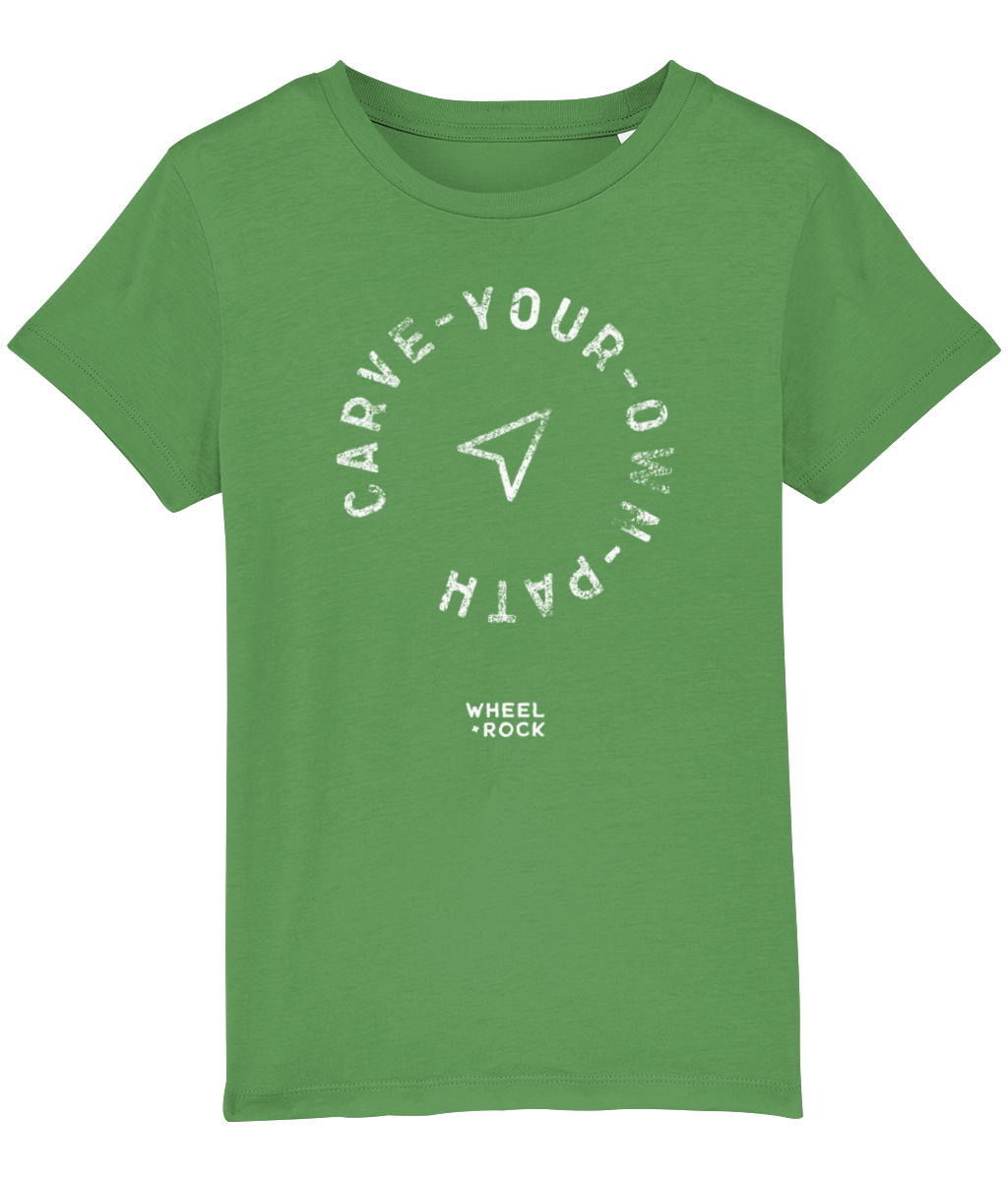 Carve Your Own Path - Kids Tee - GREENS