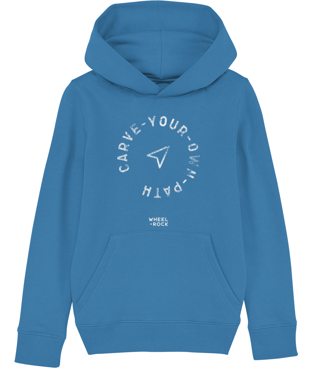 Carve Your Own Path - Kids Hoodie - BLUES