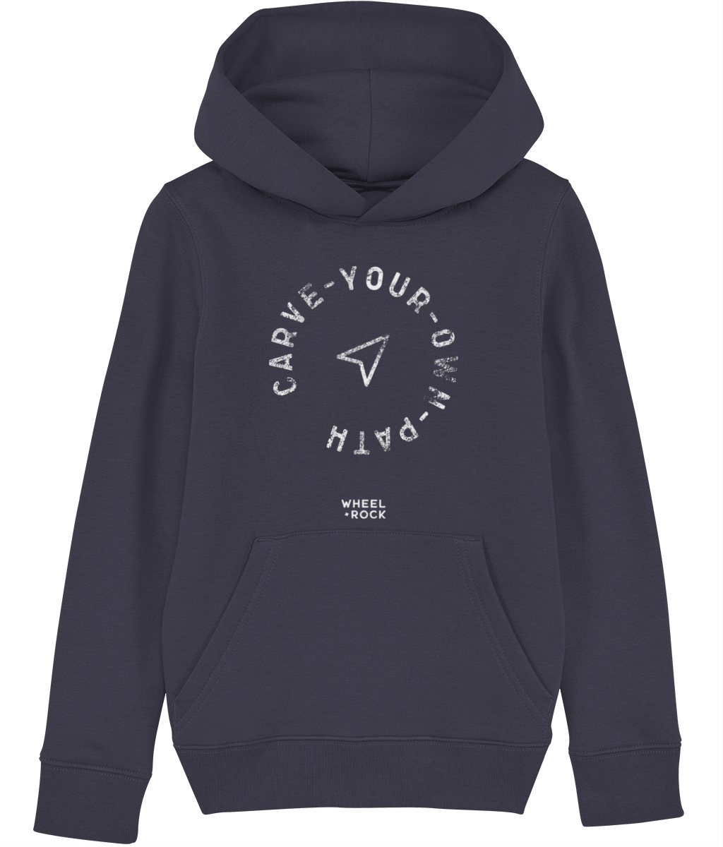 Carve Your Own Path - Kids Hoodie - BLUES
