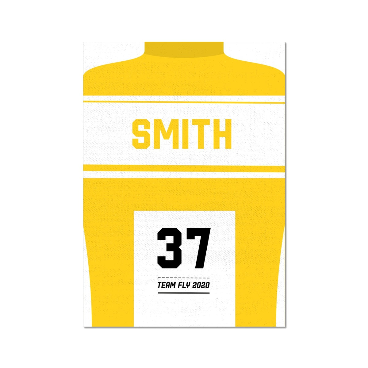 Tour de France - Yellow Jersey - Personalised Print